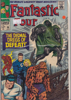 Fantastic Four #58 (1967) Doom vs Silver Surfer Kirby art Fine+