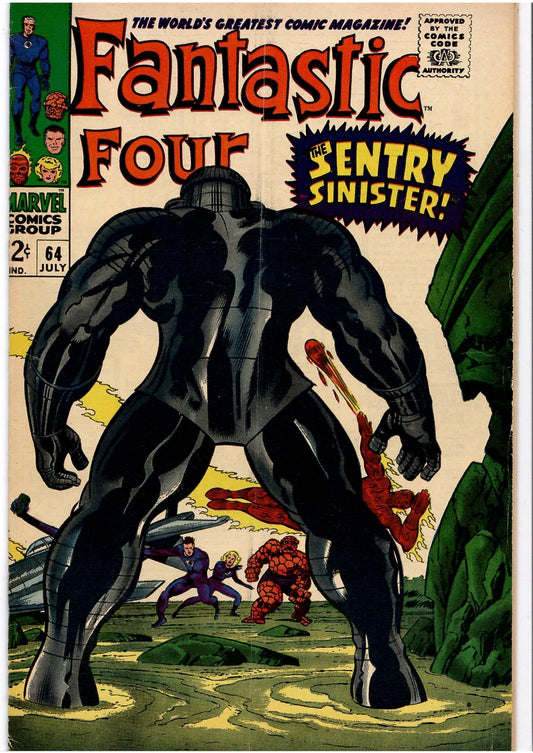 Fantastic Four #64 (1967) VG-frenchcomicslovers