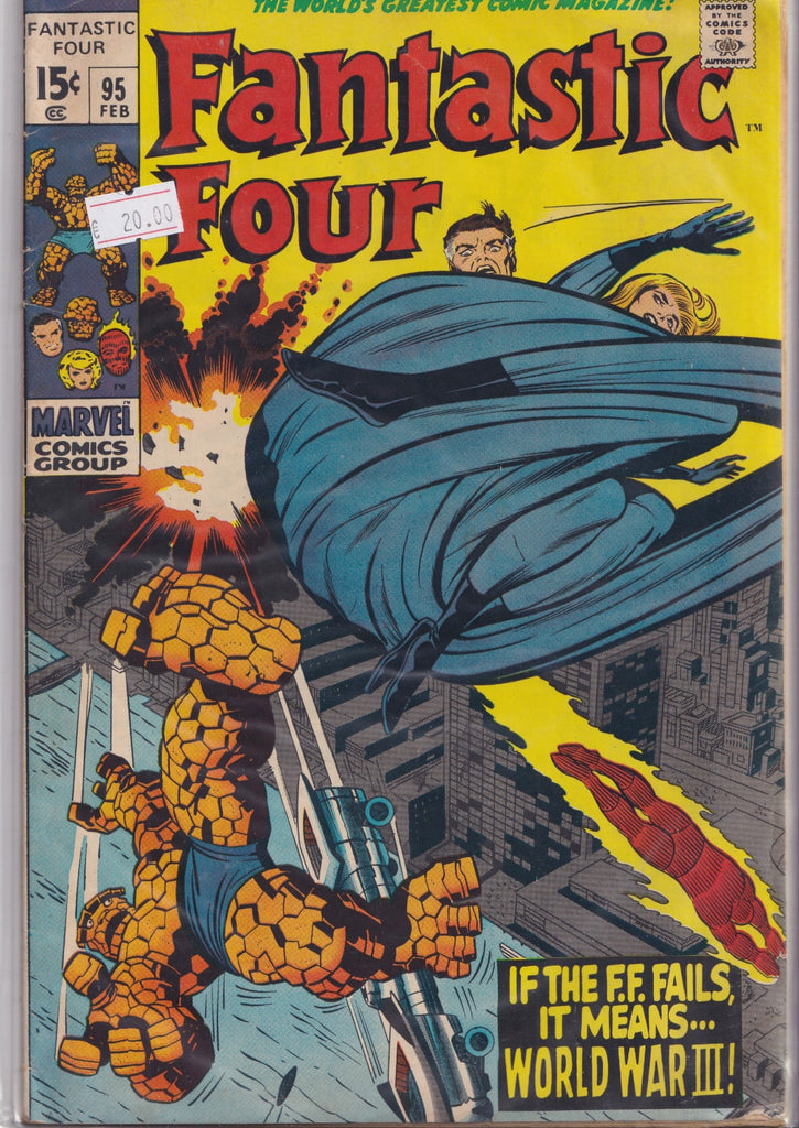 Fantastic Four #95  (1970) Kirby Art Fine
