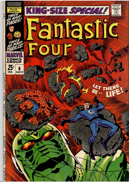 Fantastic Four Annual #6 ( 1968) 1° Franklin Richards and 1st Annihiluss Kirby Very Fine (Copie)