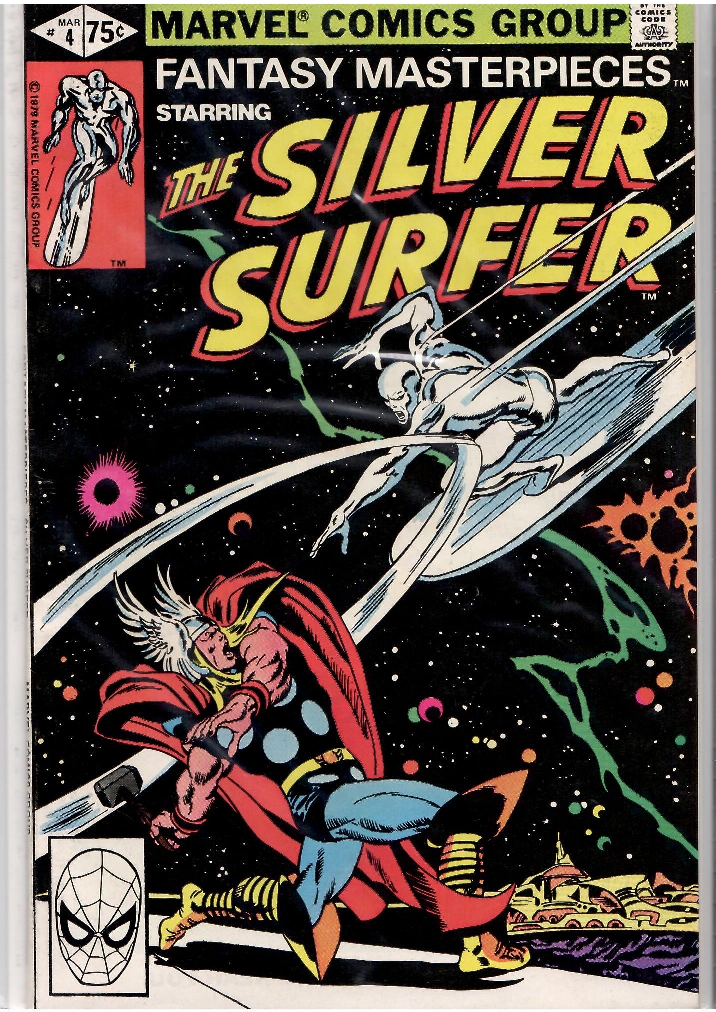 Fantasy Masterpiece #4 (1979) reprint Silver Surfer #4 Classic cover VF