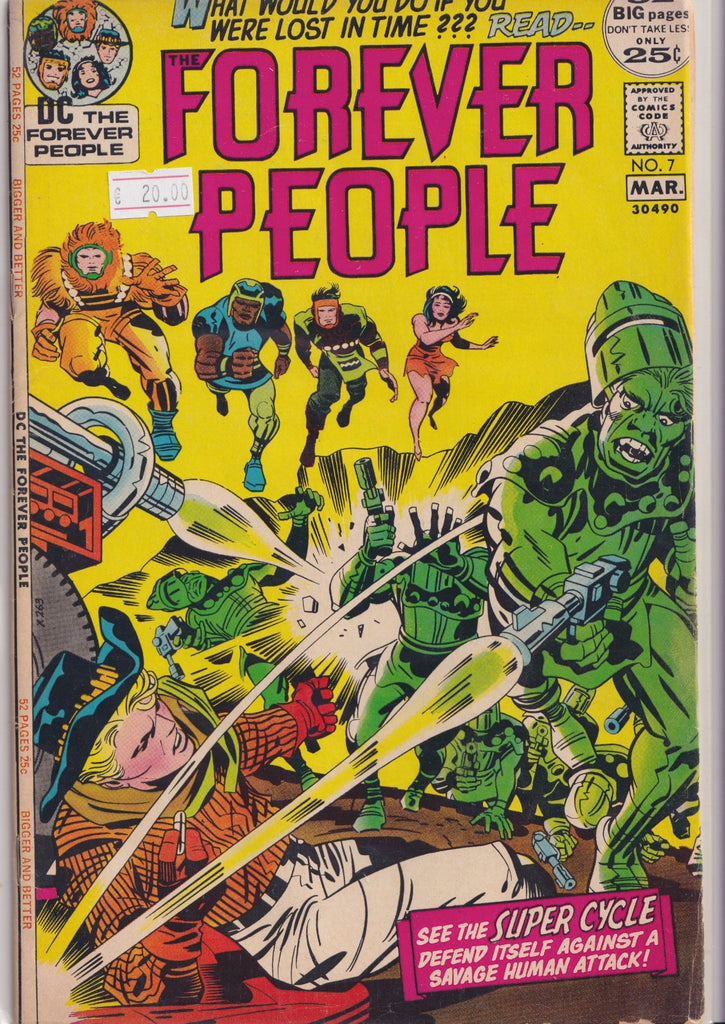 Forever People #7 (1972)  Kirby 4th World Fine
