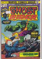 Ghost Rider #11 (1975) vs Hulk  Very good