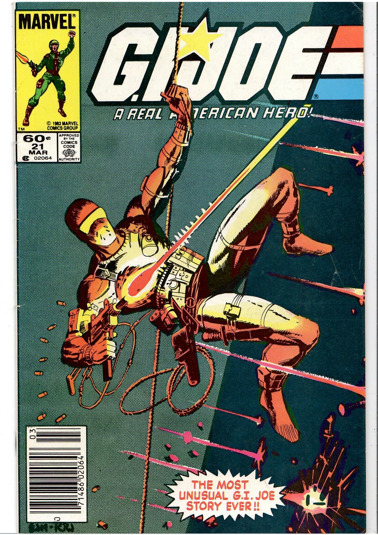 Gi Joe #21 (1984) Classic issue 1° Print Fine-