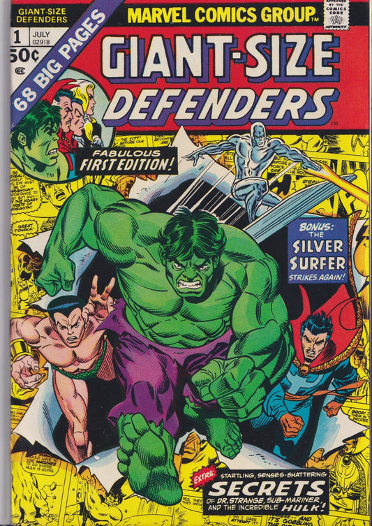 Giant Size Defenders #1 (1974)Starlin art VF