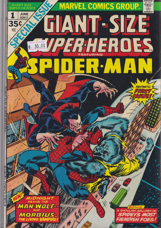 Giant Size Super Heroes Featuring Spider-Man  #1 (1974) Morbius VF