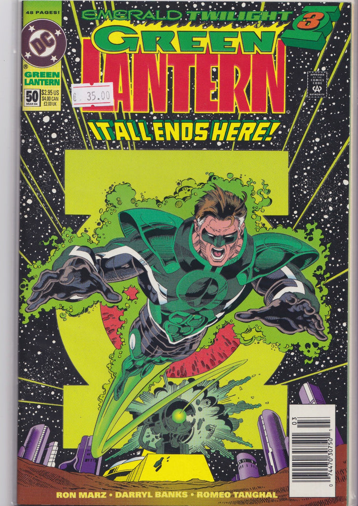 Green lantern #50 (1994) 1° Parallax Very Fine