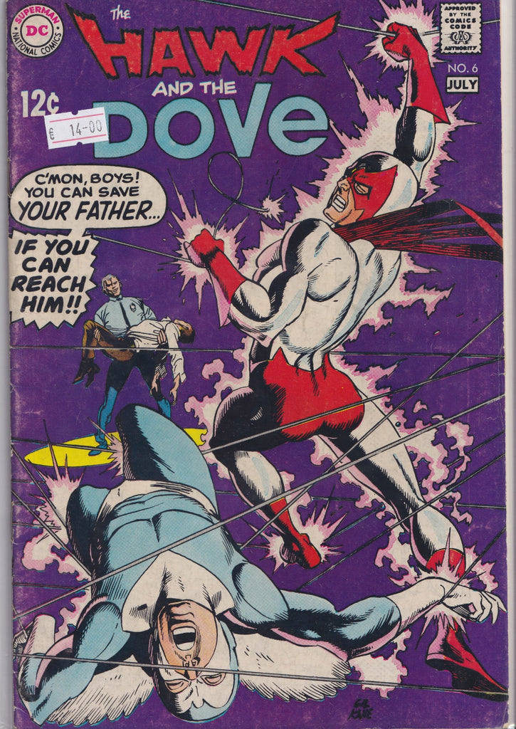 Hawk & the Dove #6 (1969) Fine -