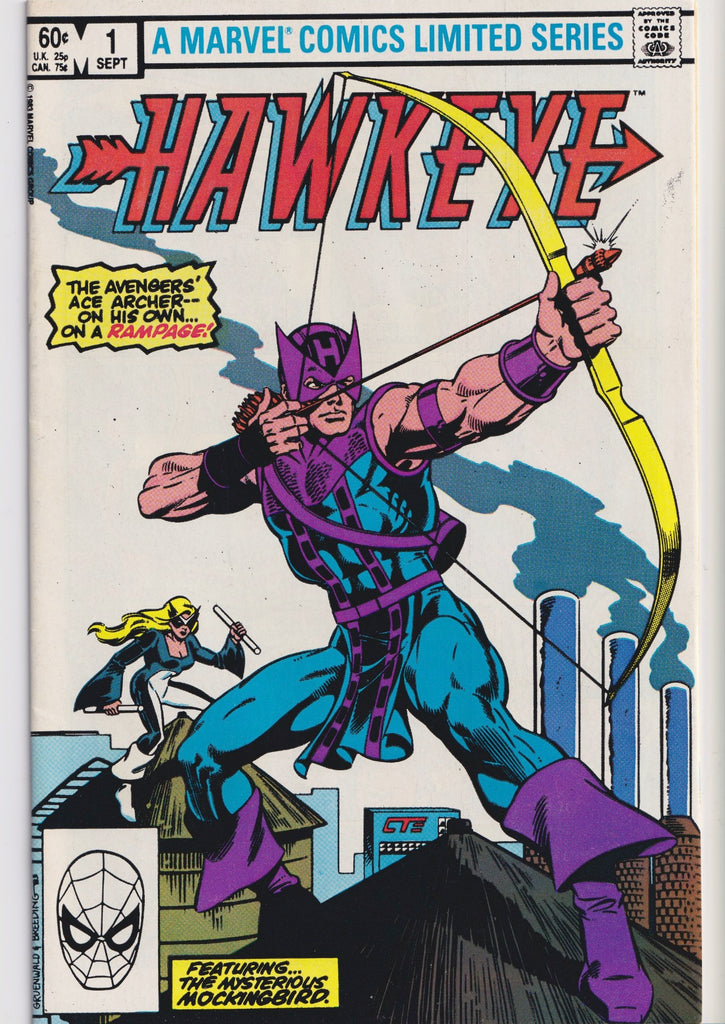 Hawkeye #1-4 (1983) Full set 1° Solo Very Fine avengers