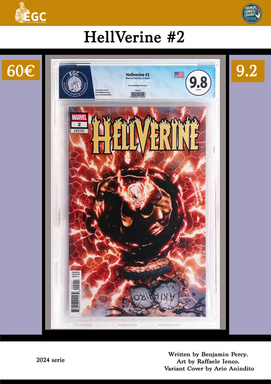 HellVerine #2 (2025) Ario Anindito Variant EGC 9.8