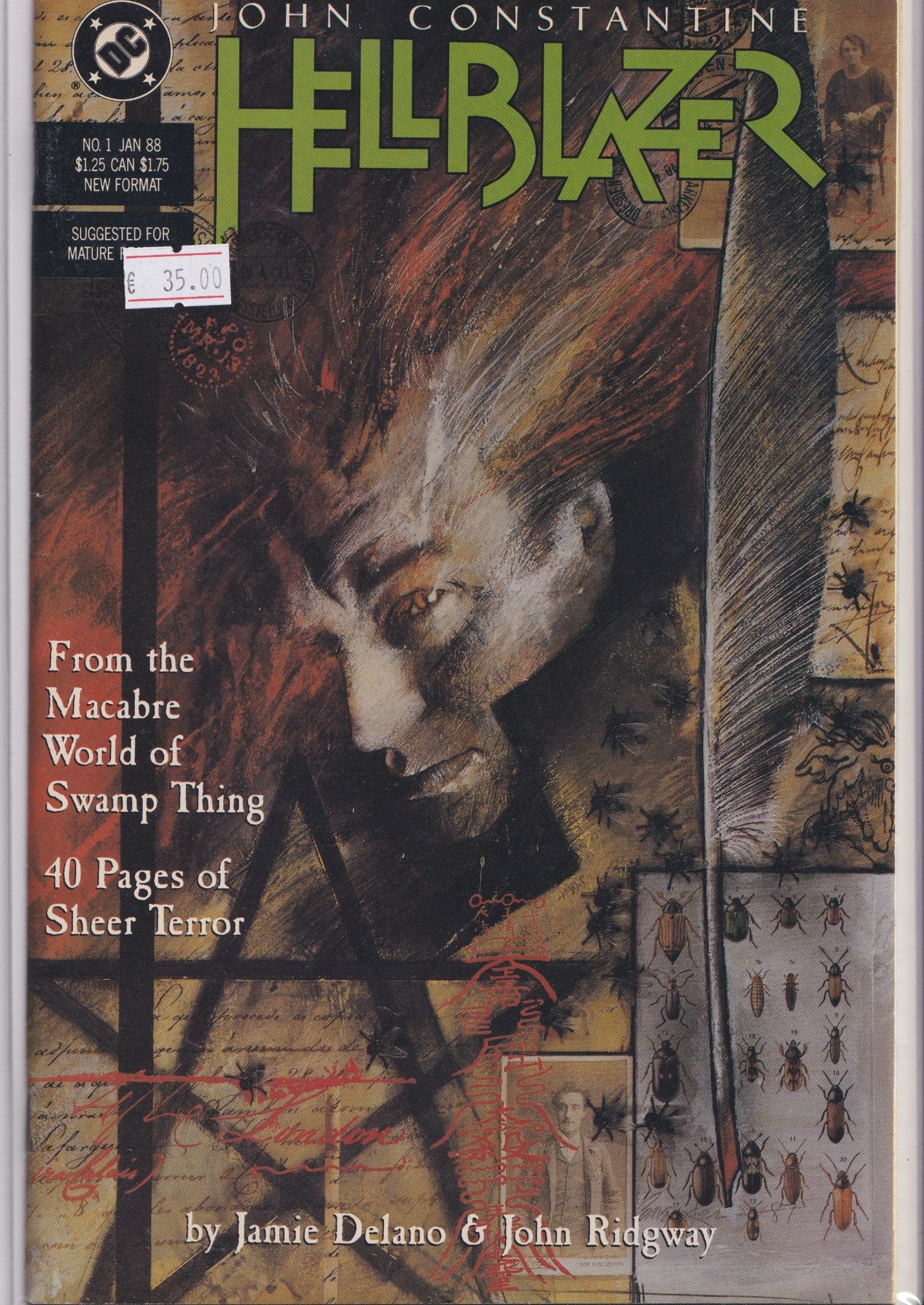 Hellblazer #1 (1988) 1° Ongoing Very Fine