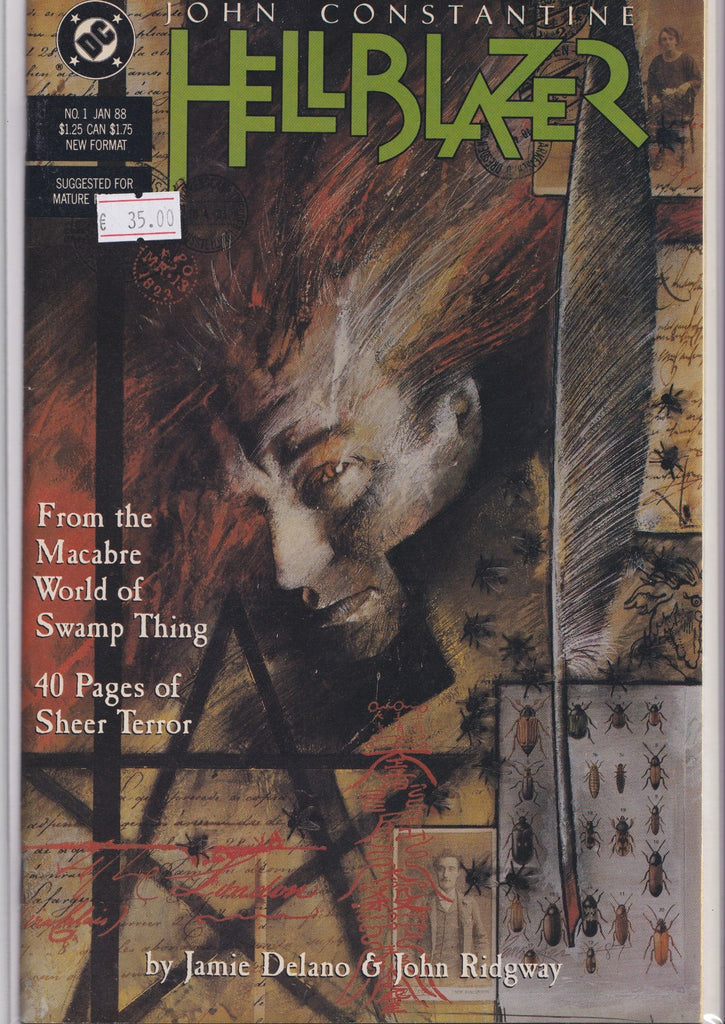 Hellblazer #1 (1988) 1° Ongoing Very Fine