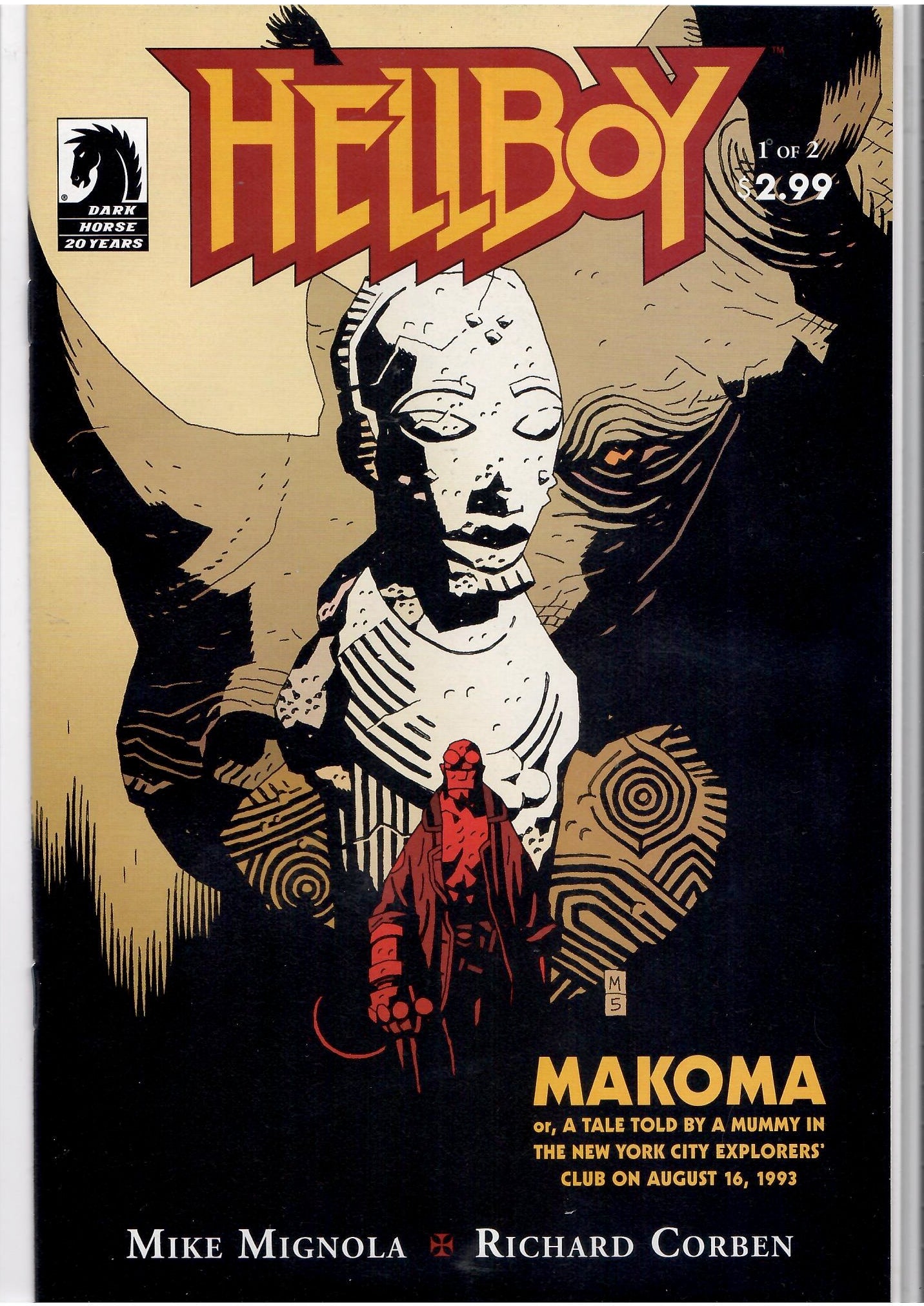 Hellboy Makoma #1,2 (2006) Full set  Mignola+Corben VF