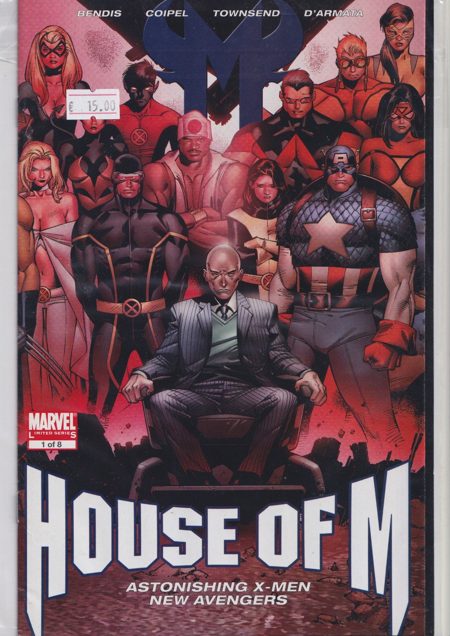 House of M #1+2 (2005) No More Mutants x-Men Very Fine