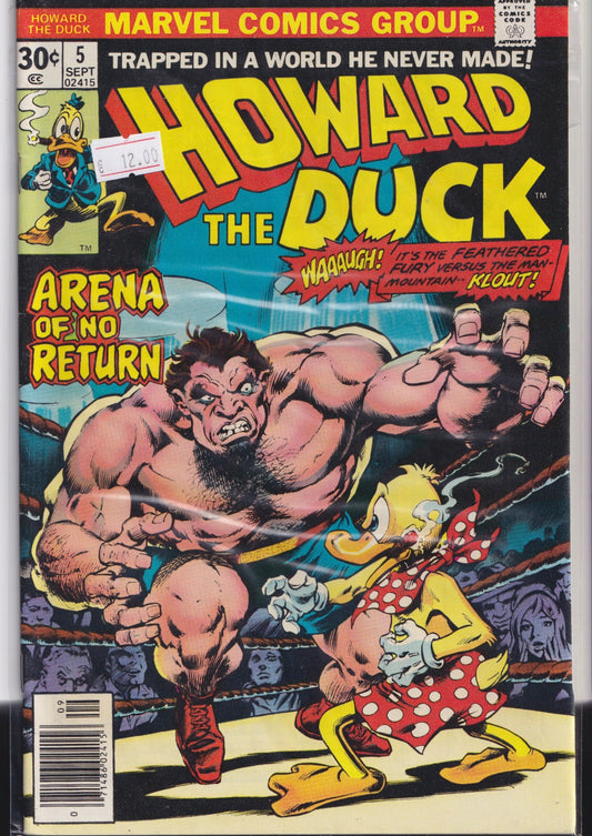 Howard The Duck #5 (1976) Colan art  Very Fine