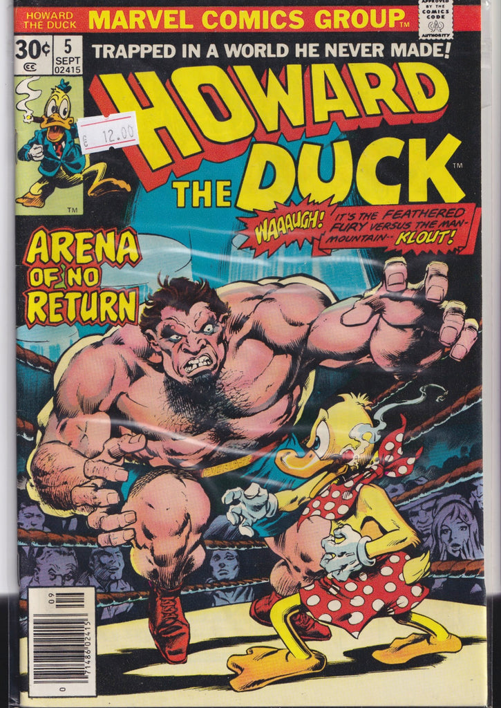 Howard The Duck #5 (1976) Colan art  Very Fine