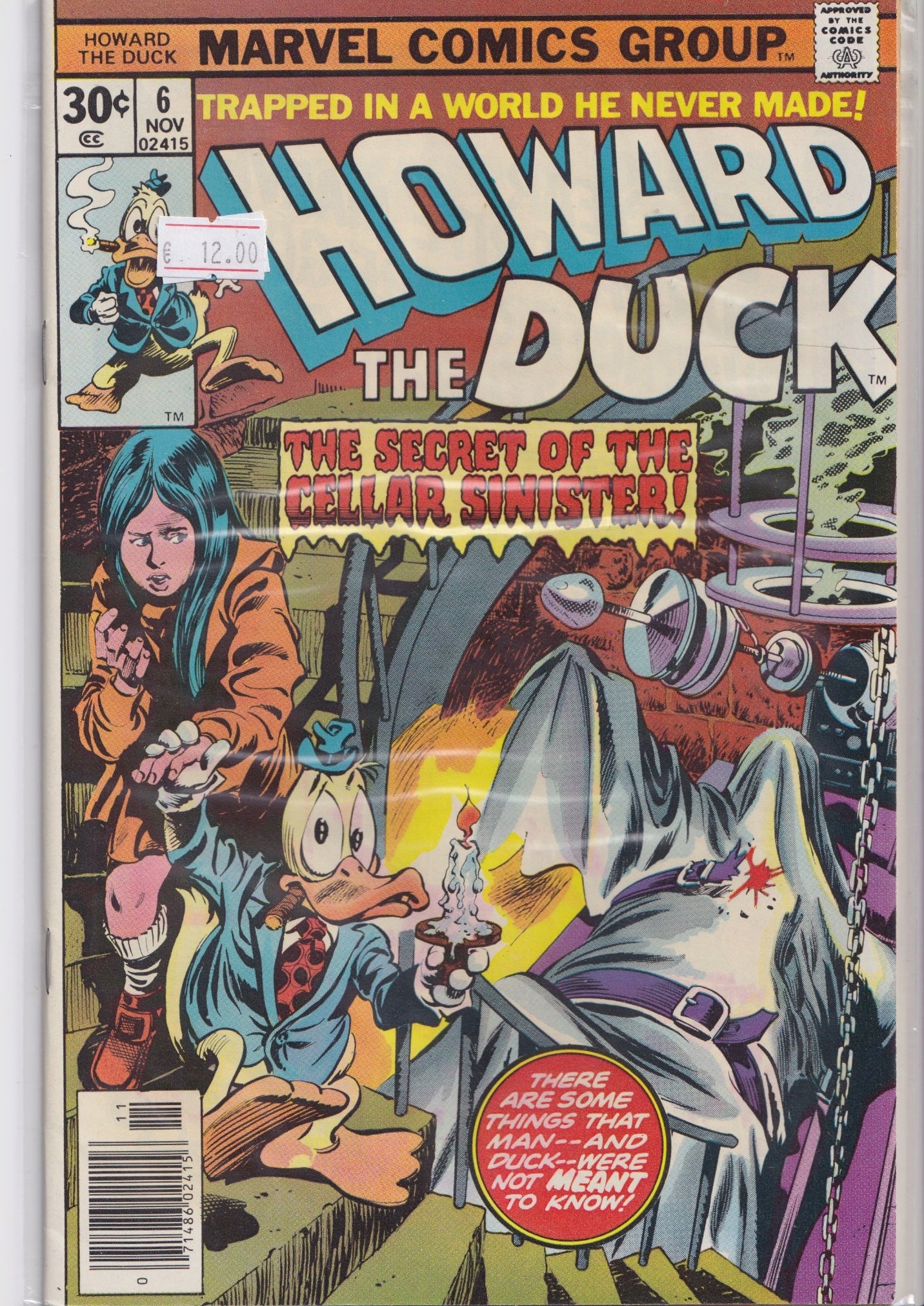 Howard The Duck #6 (1976) Colan art  Very Fine