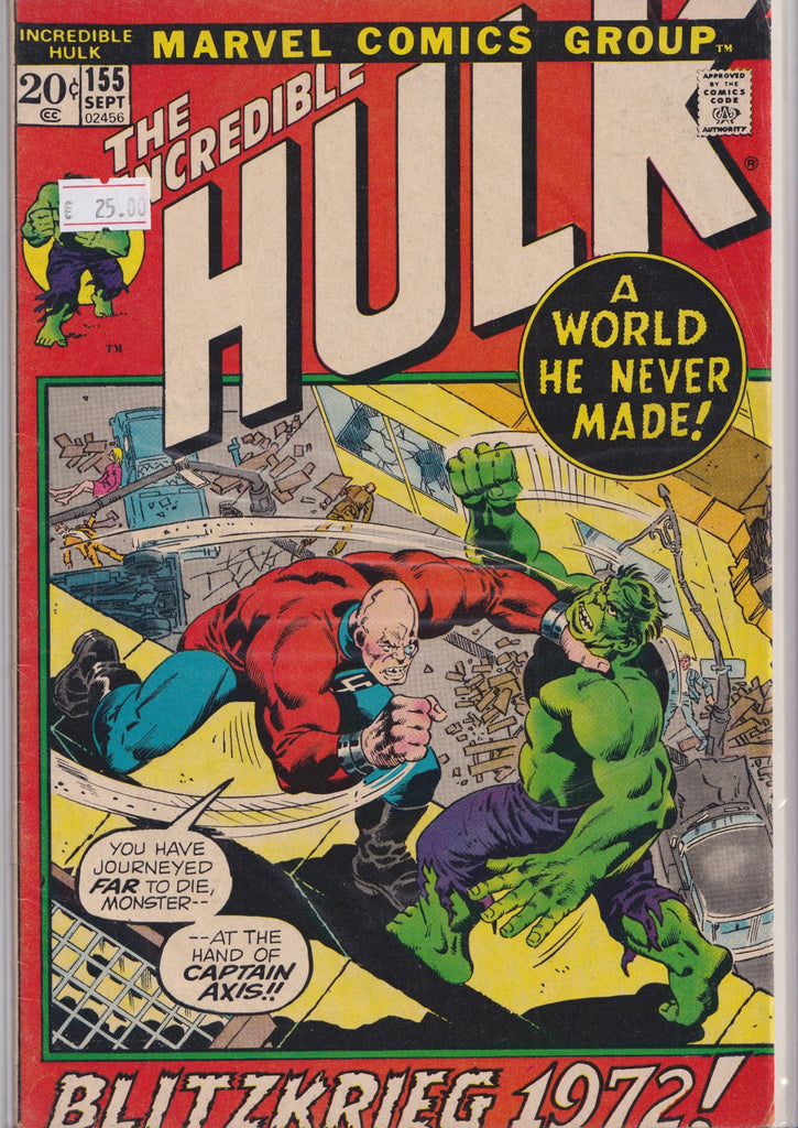 Hulk #155 (1972) Fine