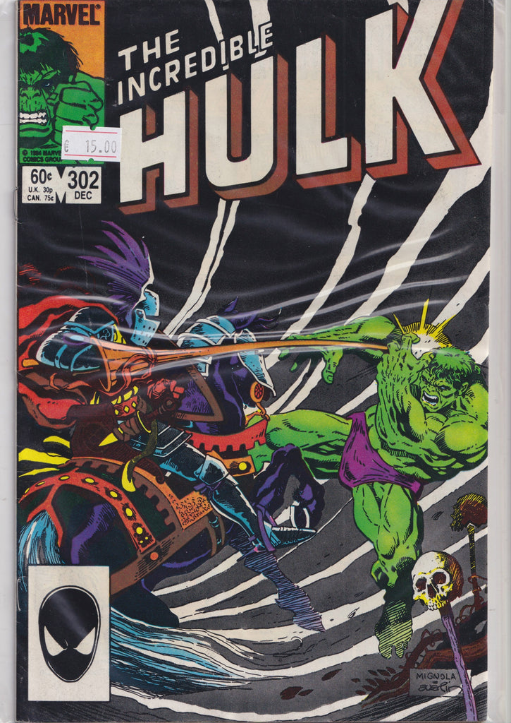 Hulk #302 (1984) Mignola cover Fine FCL