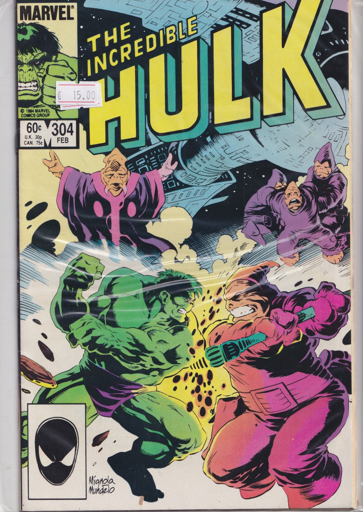 Hulk #304 (1984) Fine FCL