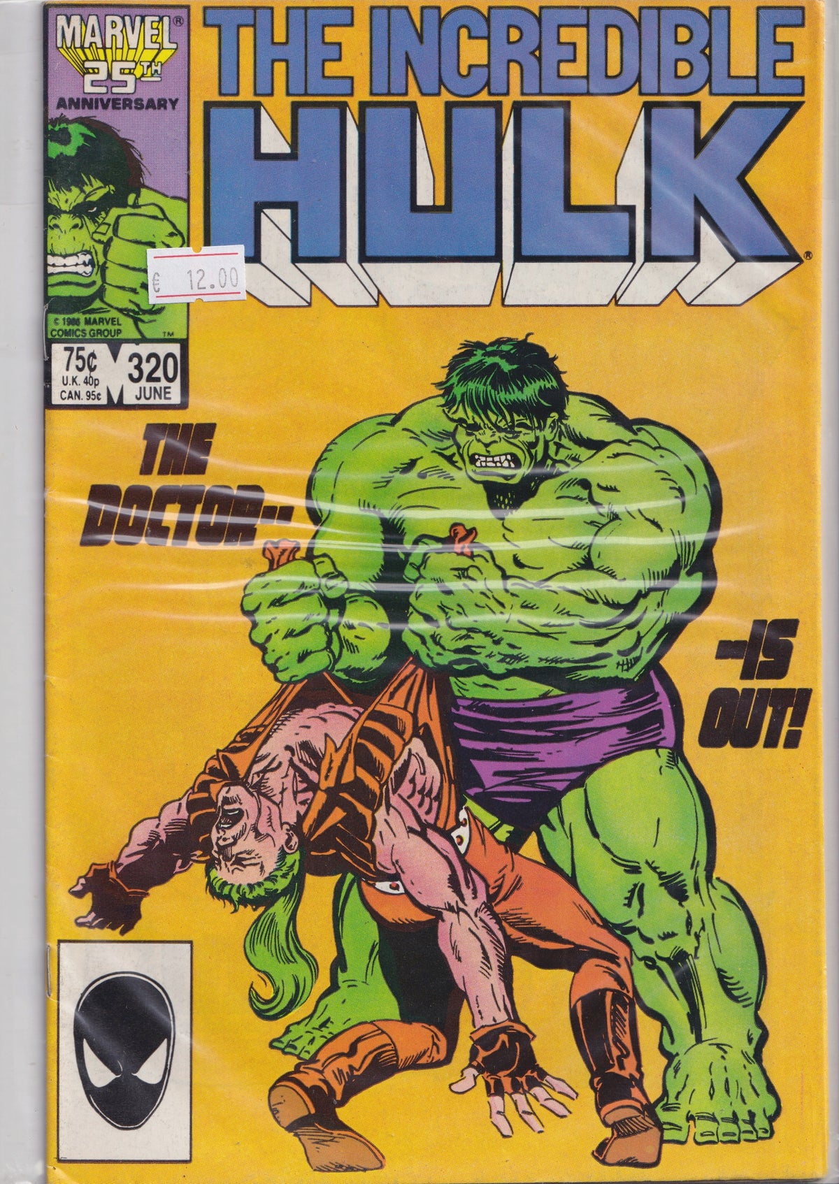 Hulk #319 (1986) Fine FCL