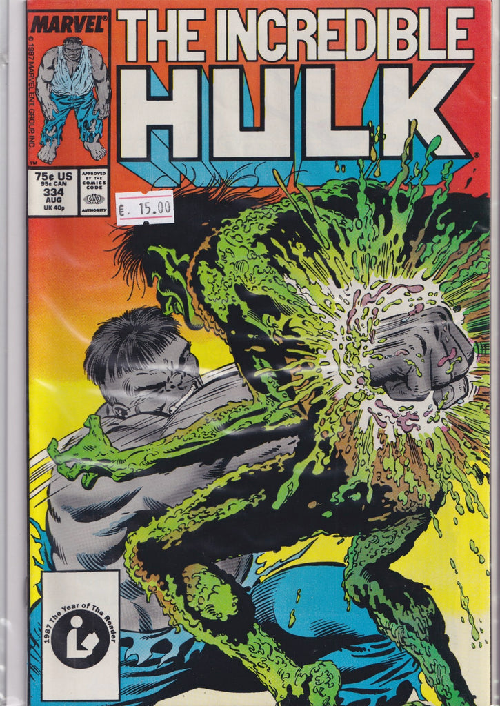 Hulk #334 (1987) McFarlane art very Fine