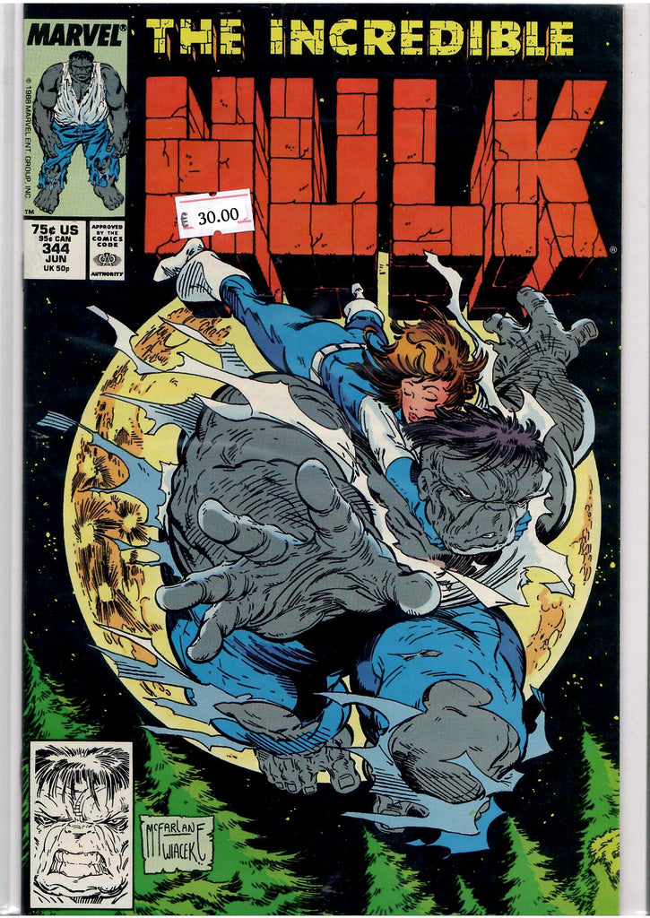 Hulk #344 (1988) McFarlane art Very Fine