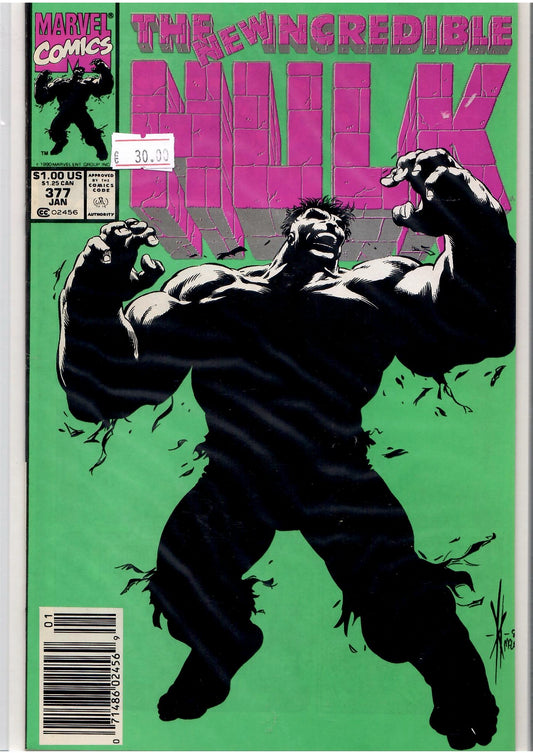 Hulk #377 ( 1991) classic Hulk story VF