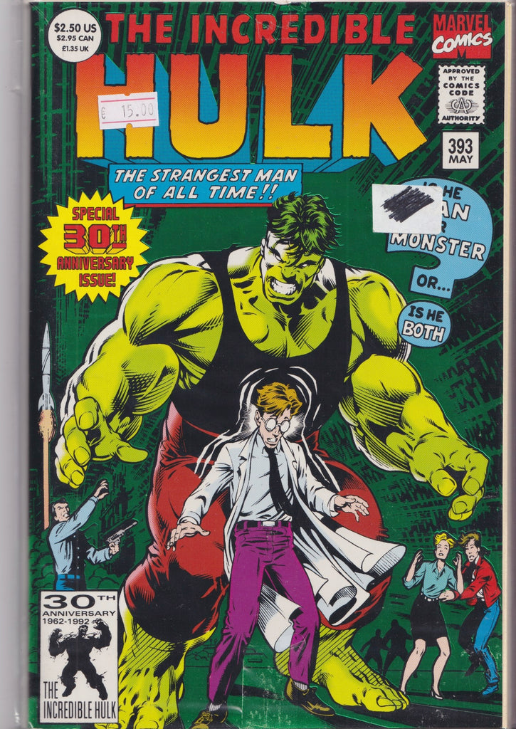Hulk #393 (1992) Anniversary issue very Fine