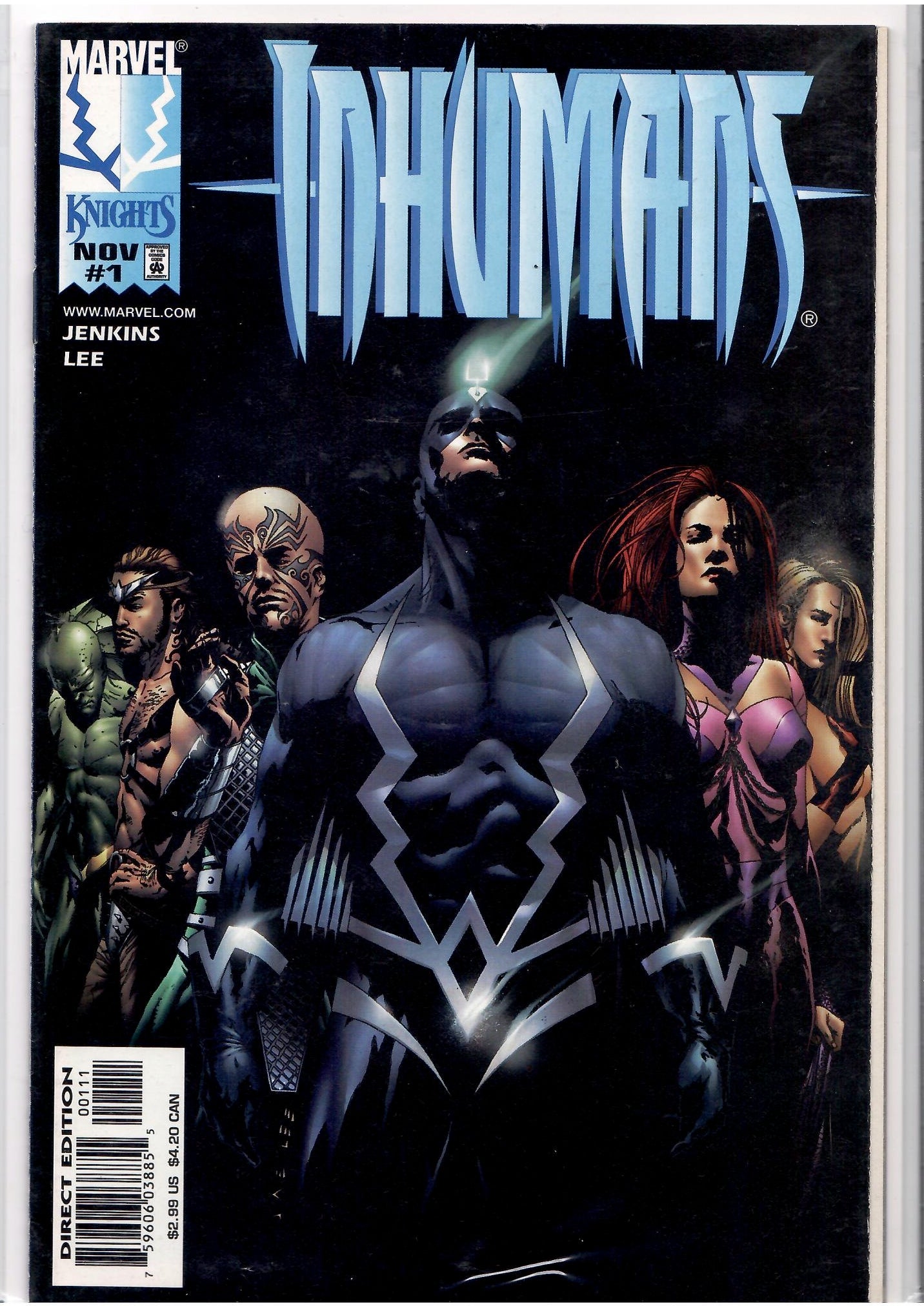 Inhumans #1-12 (1998) Full set Key issue 1° Yelena Black Widow VF