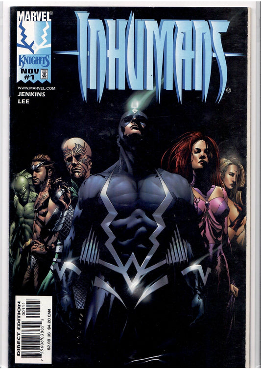 Inhumans #1-12 (1998) Full set Key issue 1° Yelena Black Widow VF