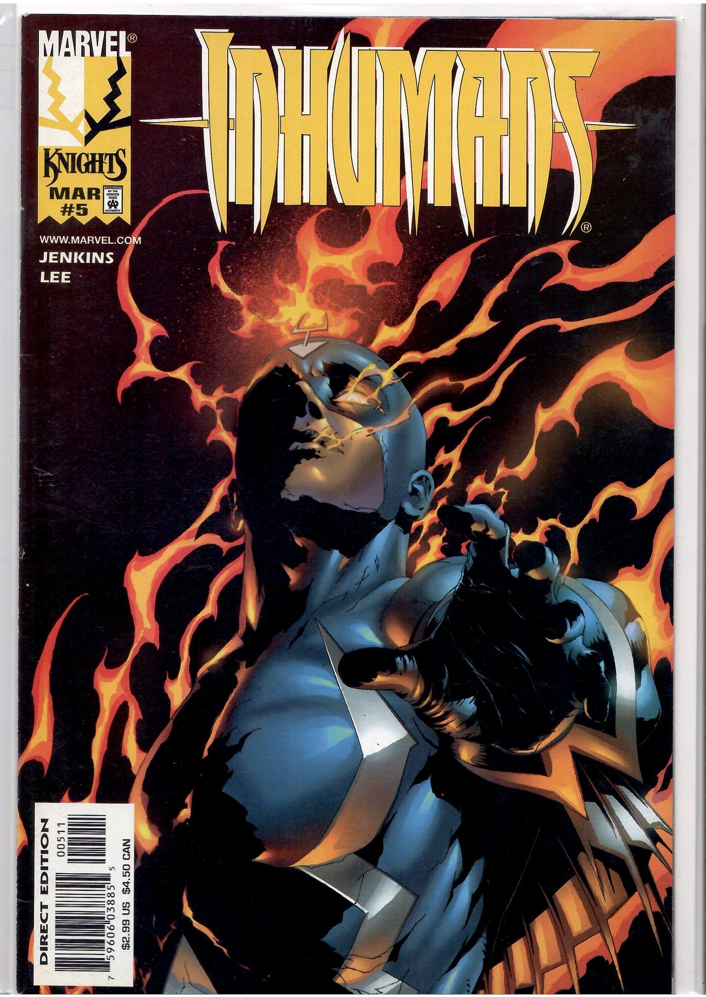 Inhumans #5(1998) Key issue 1° Yelena Black Widow VF