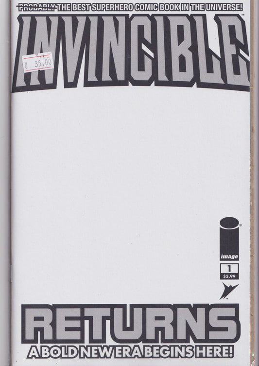  Blank Reprint cover NM