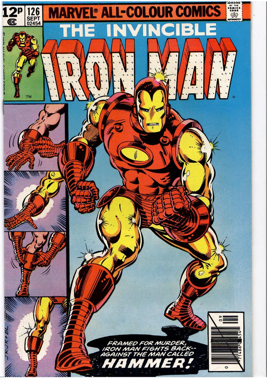 Iron Man #126 (1981)  classic cover 