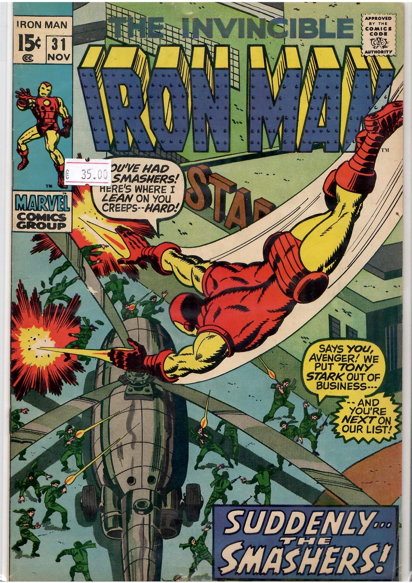 Iron Man # 31 (1970)  Vf