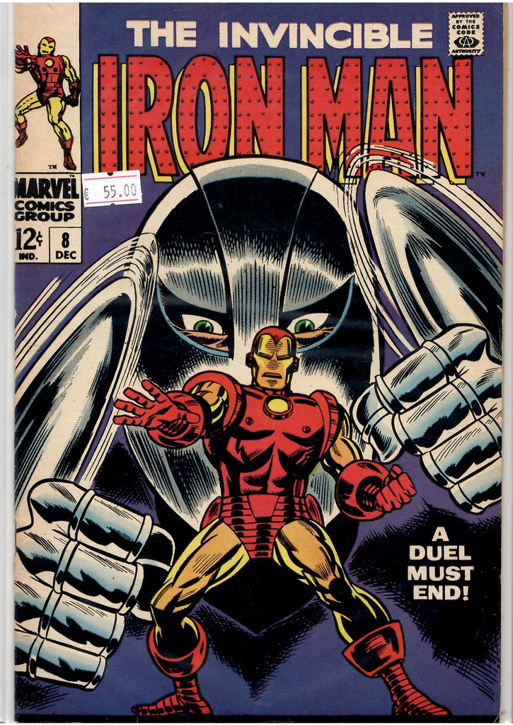 Iron Man #8 (1969) Gladiator cover VF