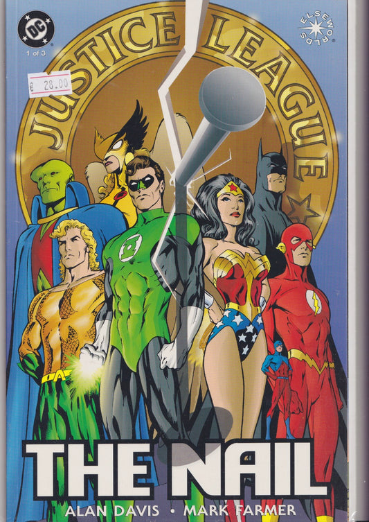 JUSTICE LEAGUE The NAIL #1-3(1998) full set  Alan Davis great story  Very Fine