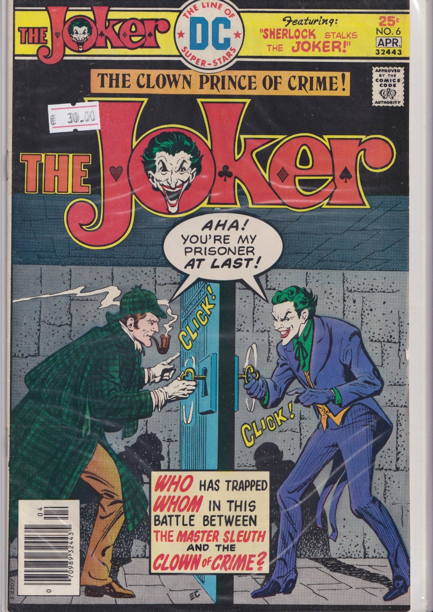 Joker #6 (1976) Vs Sherlock Very Fine