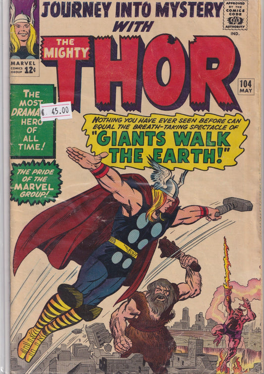 Journey Into Mystery #104 (1964) Good+