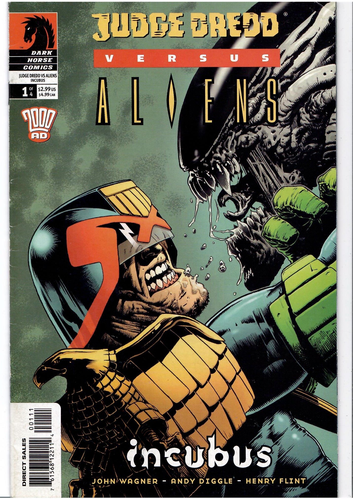 Judge Dredd vs Aliens: Incubus (2003) #1-4 Full set Fine