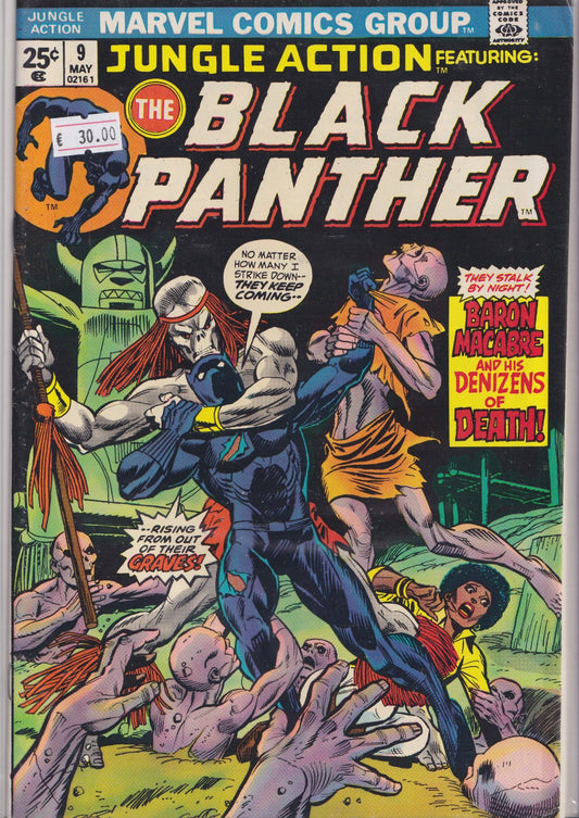 Jungle Action #9 (1974) Black Panther Fine