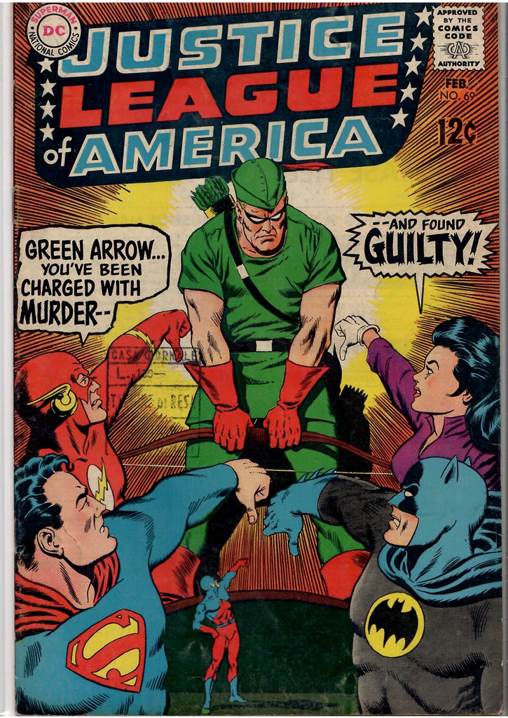 Justice League of America #69 (1969) Silver age VG+