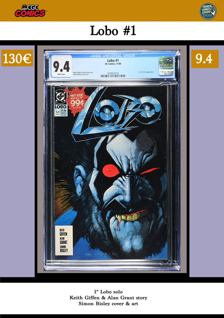 Lobo #1 (1990) 1° solo serie CGC 9.4 FCL