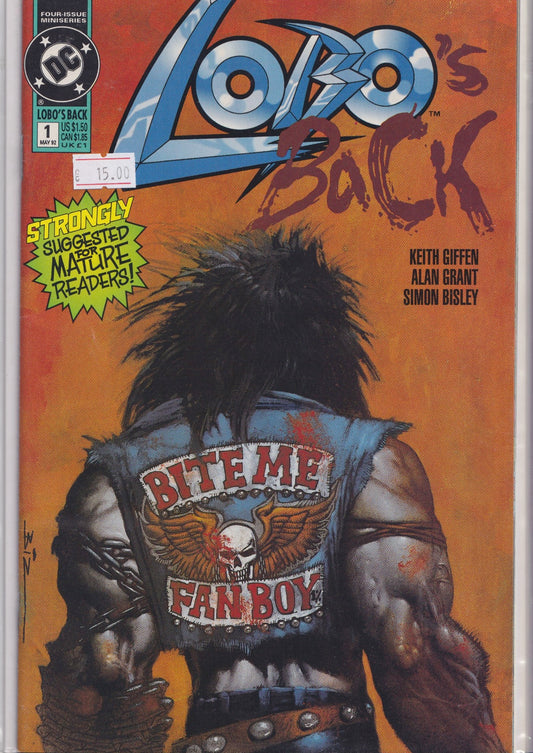Lobo's back #1 (1992) Bisley very Fine FCL