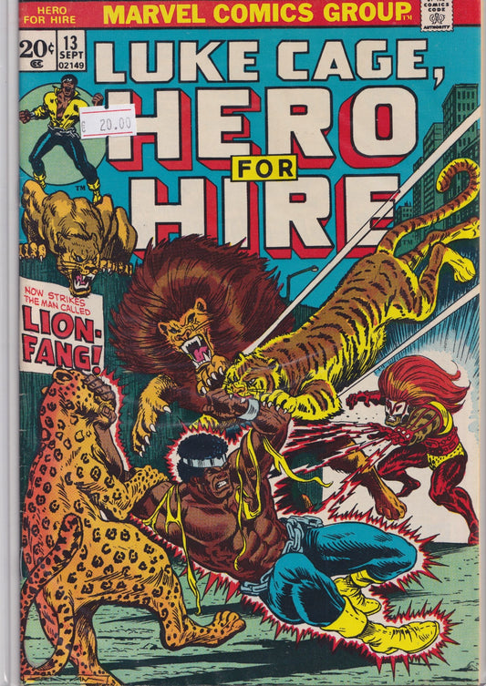 Luke Cage #13 (1973)  Very Fine