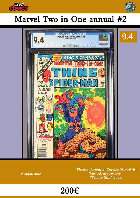 Marvel Two in One annual #2 - French Comics Lovers