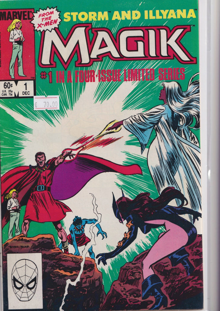 Magik #1-4 (1983) Intro Magik  X-men x over Illyanna  Very Fine