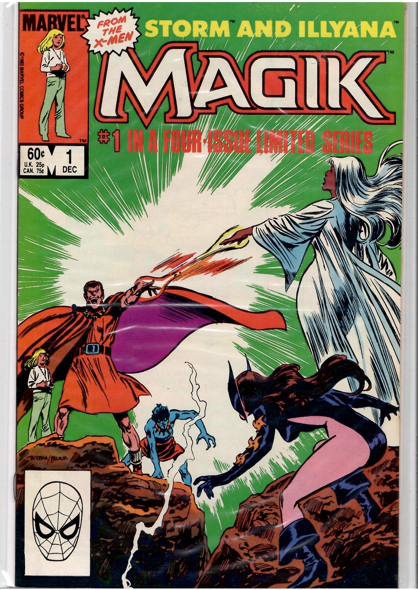 Magik #1  (1983) Illyanna evil origin Very Fine