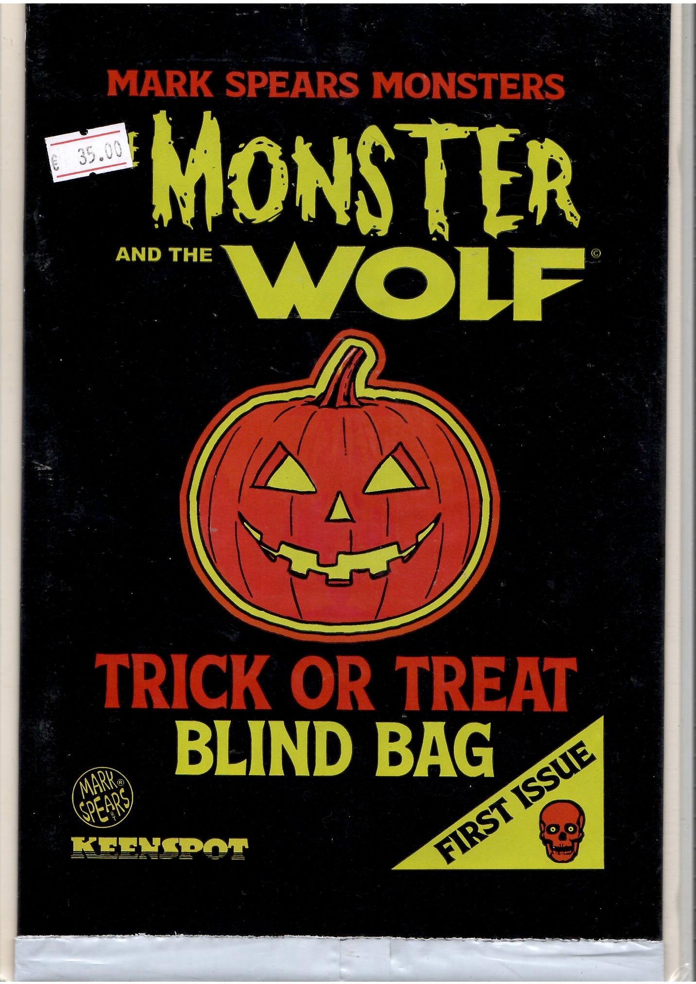 Mark Spears Monsters the Monster and the Wolf #1 Blind bag sealed Nm