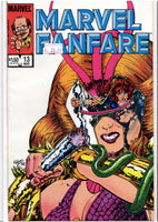 Marvel Fanfare #13 Black Widow  Perez art Very Fine